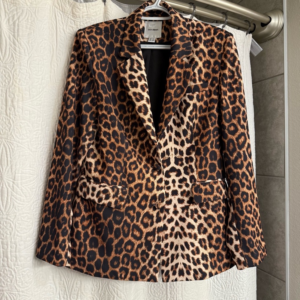 Sandi Structured Blazer - Leopard Print Women's J… - image 7